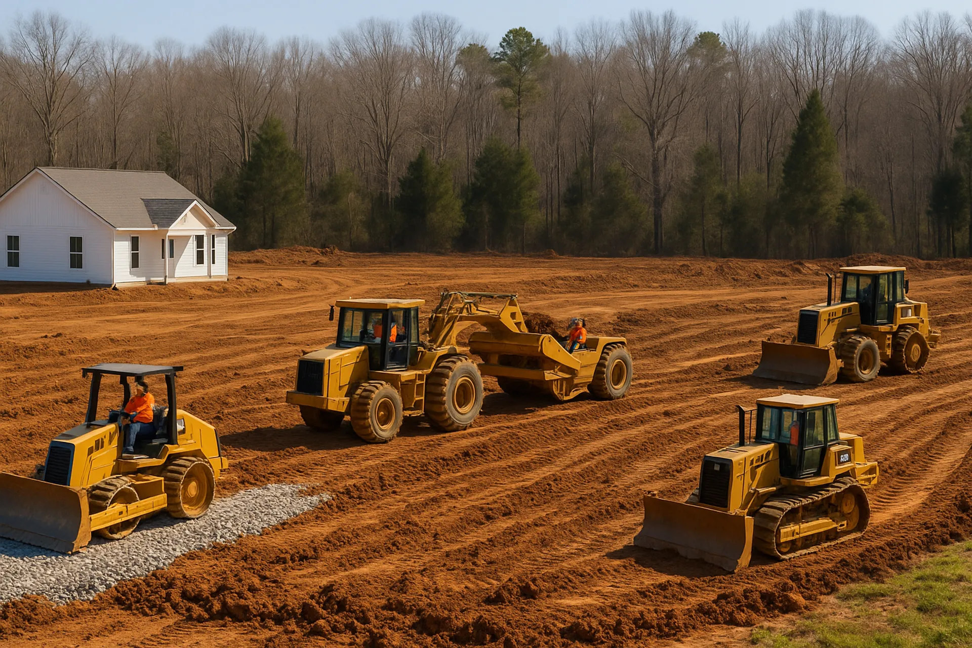Professional Construction Site Excavation in Broken Arrow, OK by Shepherd Construction