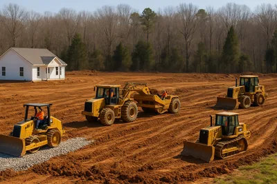 Construction Site Excavation by Shepherd Construction